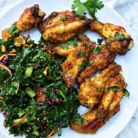 Spicy Wings with Baby Clydesdale