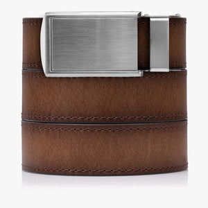 Adobe Premium Full Grain Leather Belt-Silver Belt Buckle